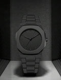 Matt Black Unisex Quartz Watch