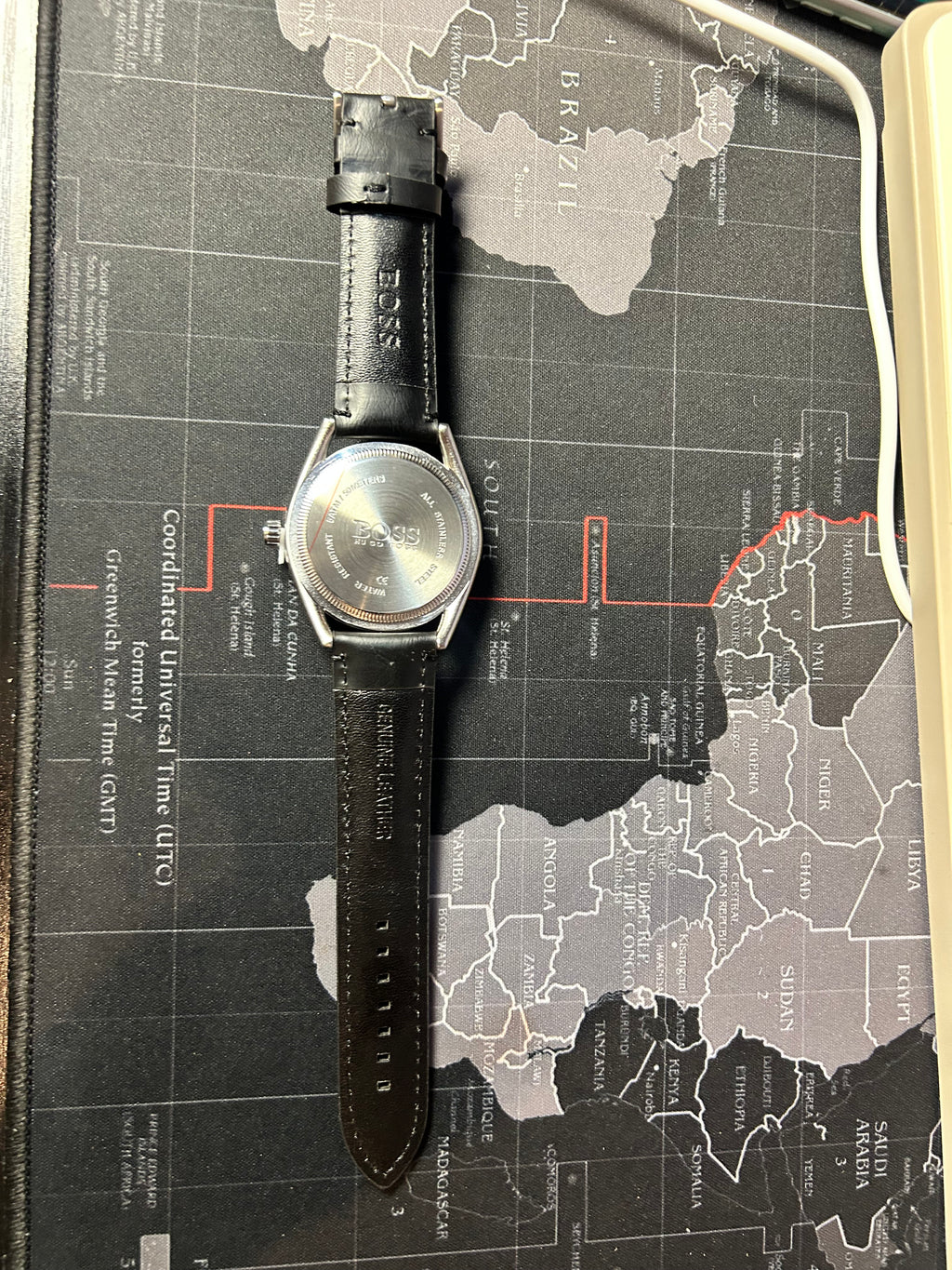 Hugo Boss Black Leather Strap