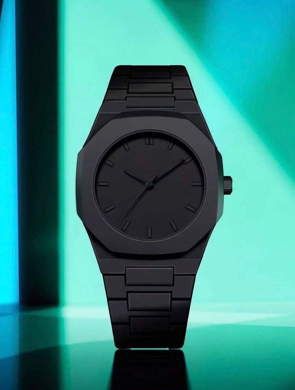 Matt Black Unisex Quartz Watch