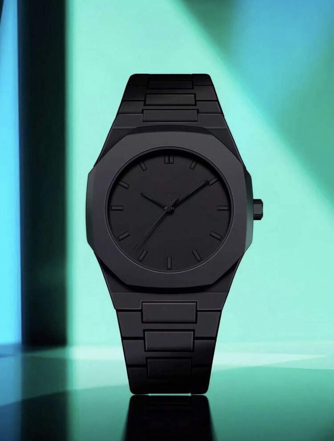 Matt Black Unisex Quartz Watch