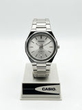 Casio All Stainless Steel Analog Date Watch