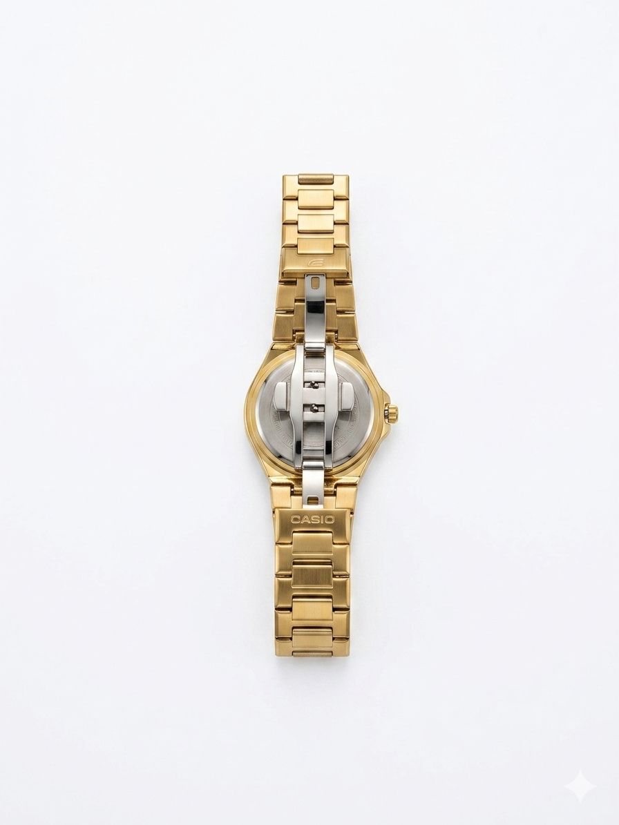 Casio Champaign Dial Analog Dh ate watc
